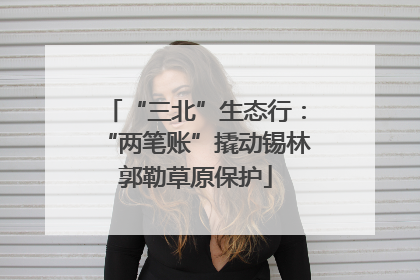 “三北”生态行：“两笔账”撬动锡林郭勒草原保护