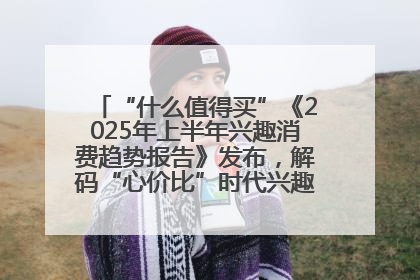 “什么值得买”《2025年上半年兴趣消费趋势报告》发布，解码“心价比”时代兴趣消费新范式
