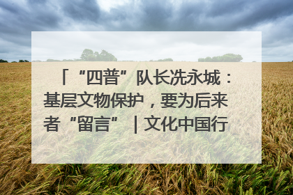 “四普”队长冼永城：基层文物保护，要为后来者“留言”｜文化中国行·我在广东找文物