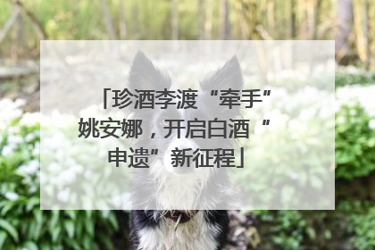 珍酒李渡“牵手”姚安娜，开启白酒“申遗”新征程