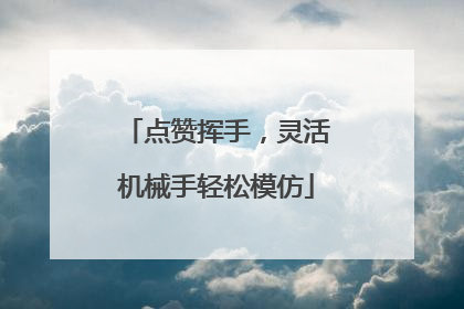 点赞挥手，灵活机械手轻松模仿