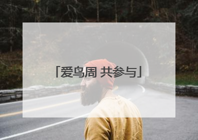 爱鸟周 共参与