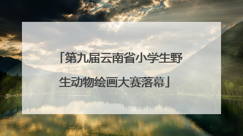 第九届云南省小学生野生动物绘画大赛落幕