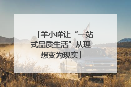 羊小咩让“一站式品质生活”从理想变为现实