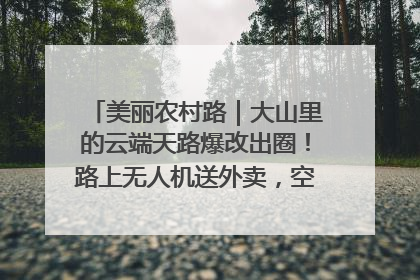 美丽农村路｜大山里的云端天路爆改出圈！路上无人机送外卖，空心村变网红村
