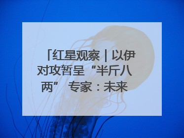 红星观察｜以伊对攻暂呈“半斤八两” 专家：未来真正变量，是美国是否进一步介入