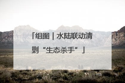 组图｜水陆联动清剿“生态杀手”