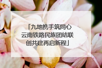 九地携手筑同心 云南铁路民族团结联创共建再启新程