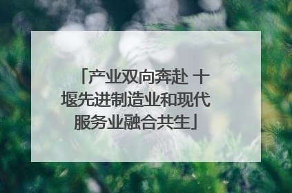 产业双向奔赴 十堰先进制造业和现代服务业融合共生