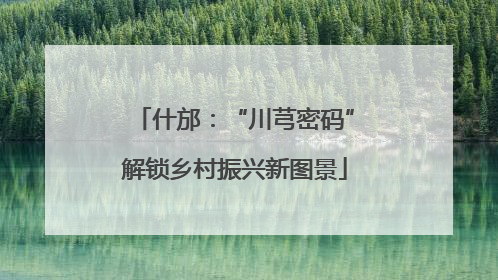 什邡：“川芎密码”解锁乡村振兴新图景