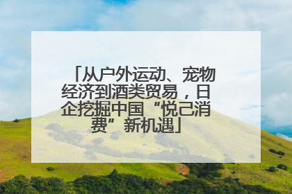 从户外运动、宠物经济到酒类贸易，日企挖掘中国“悦己消费”新机遇
