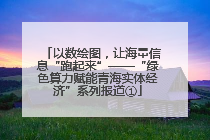 以数绘图，让海量信息“跑起来”——“绿色算力赋能青海实体经济”系列报道①