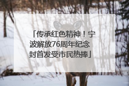 传承红色精神！宁波解放76周年纪念封首发受市民热捧