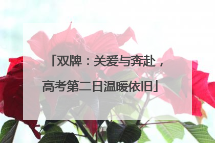 双牌：关爱与奔赴，高考第二日温暖依旧