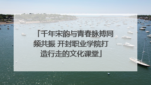 千年宋韵与青春脉搏同频共振 开封职业学院打造行走的文化课堂