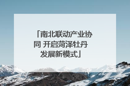 南北联动产业协同 开启菏泽牡丹发展新模式