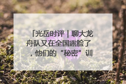 光岳时评｜聊大龙舟队又在全国露脸了，他们的“秘密”训练基地不是秘密！