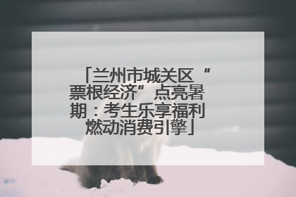 兰州市城关区“票根经济”点亮暑期：考生乐享福利 燃动消费引擎