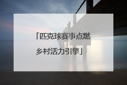 匹克球赛事点燃乡村活力引擎