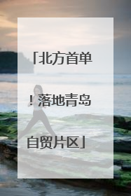 北方首单！落地青岛自贸片区