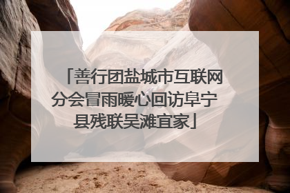 善行团盐城市互联网分会冒雨暖心回访阜宁县残联吴滩宜家
