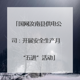 国网汝南县供电公司：开展安全生产月“五进”活动