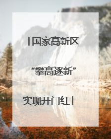 国家高新区“攀高逐新”实现开门红
