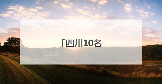 四川10名干部任新职