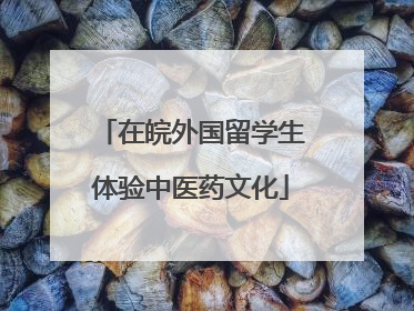 在皖外国留学生体验中医药文化