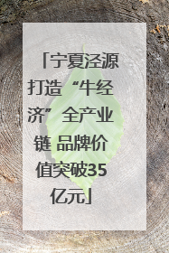 宁夏泾源打造“牛经济”全产业链 品牌价值突破35亿元