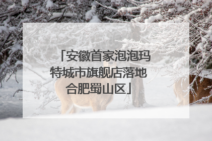 安徽首家泡泡玛特城市旗舰店落地合肥蜀山区