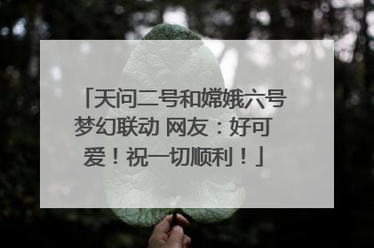 天问二号和嫦娥六号梦幻联动 网友：好可爱！祝一切顺利！