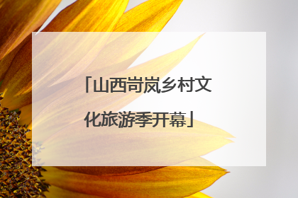 山西岢岚乡村文化旅游季开幕