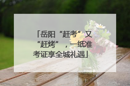 岳阳“赶考”又“赶烤”，一纸准考证享全城礼遇