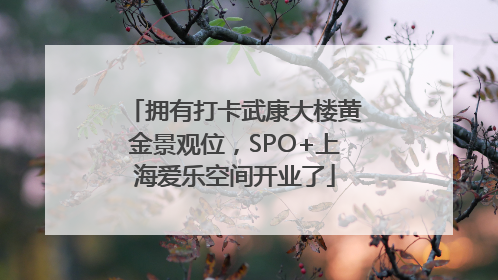 拥有打卡武康大楼黄金景观位，SPO+上海爱乐空间开业了