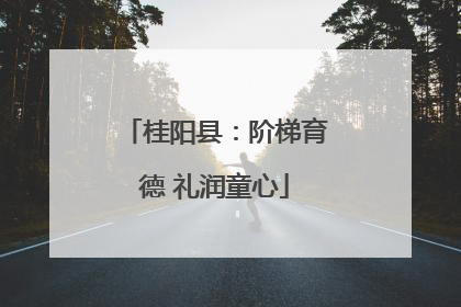 桂阳县：阶梯育德 礼润童心