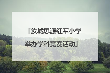 汝城思源红军小学举办学科竞赛活动