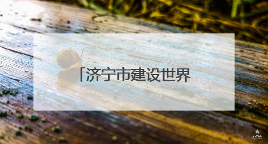 济宁市建设世界文化旅游名城暨文旅产业高质量发展大会开幕