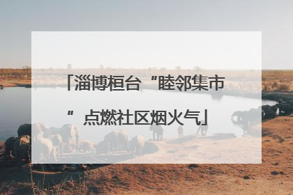 淄博桓台“睦邻集市”点燃社区烟火气