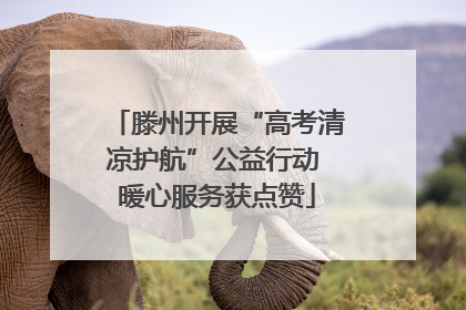 滕州开展“高考清凉护航”公益行动 暖心服务获点赞