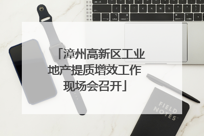 漳州高新区工业地产提质增效工作现场会召开