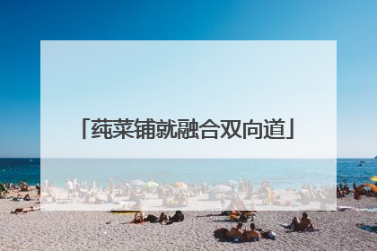 莼菜铺就融合双向道