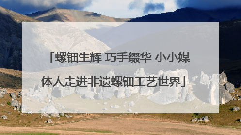 螺钿生辉 巧手缀华 小小媒体人走进非遗螺钿工艺世界