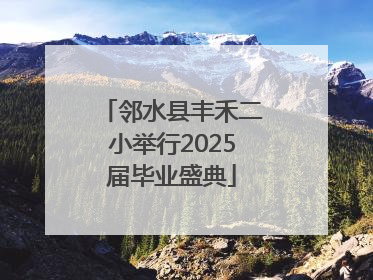 邻水县丰禾二小举行2025届毕业盛典