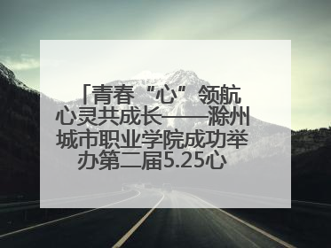 青春“心”领航 心灵共成长——滁州城市职业学院成功举办第二届5.25心理嘉年华活动