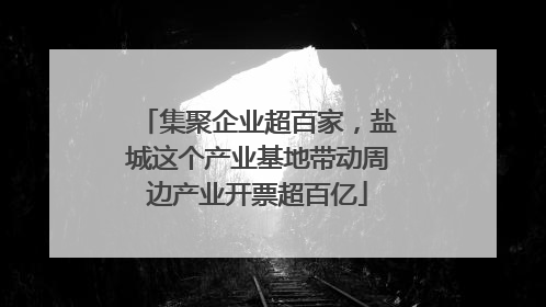 集聚企业超百家，盐城这个产业基地带动周边产业开票超百亿