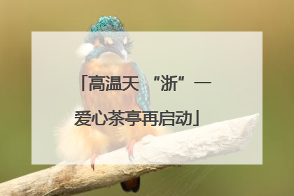 高温天 “浙”一爱心茶亭再启动