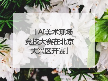 AI美术现场竞技大赛在北京大兴区开赛